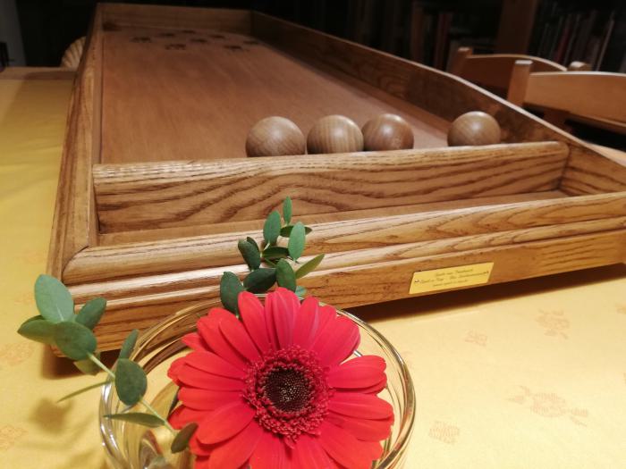 Culbuto, ein traditionelles Spiel aus Frankreich