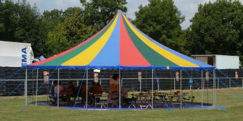 Großes 10m-Zelt (Zirkuszelt)