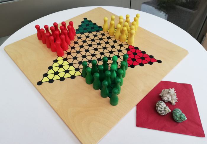 Halma Spiel aus den Spielpaketen von Spiel-o-Top - Die Spielanimation