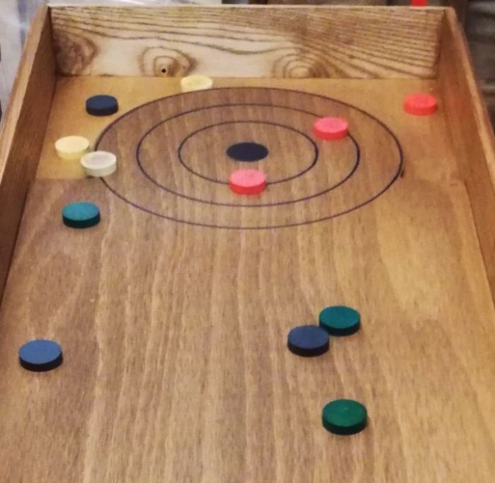 Palet Petanque, ein Geschicklichkeitsspiel aus Frankreich
